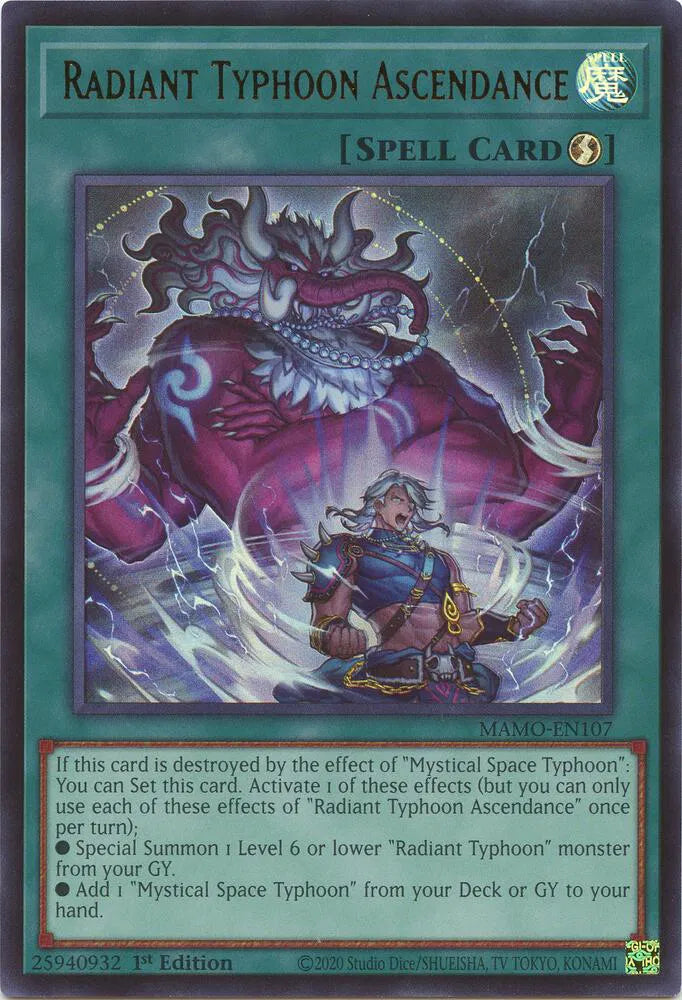 Radiant Typhoon Ascendance MAMO-EN107 (Magnificent Monsters)