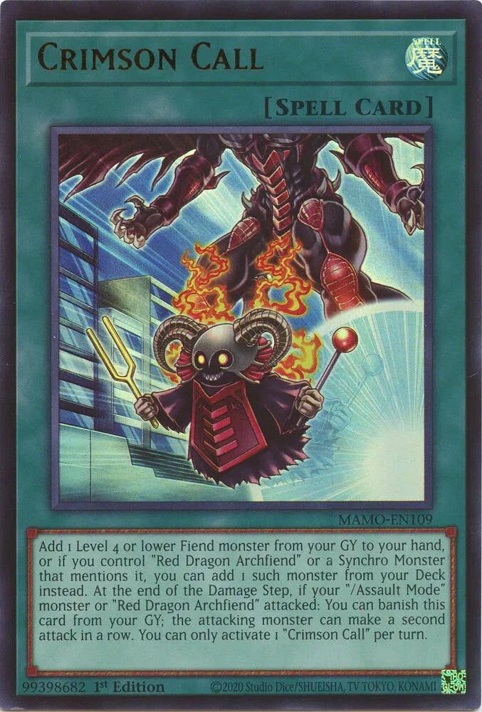 Crimson Call MAMO-EN109 (Magnificent Monsters)