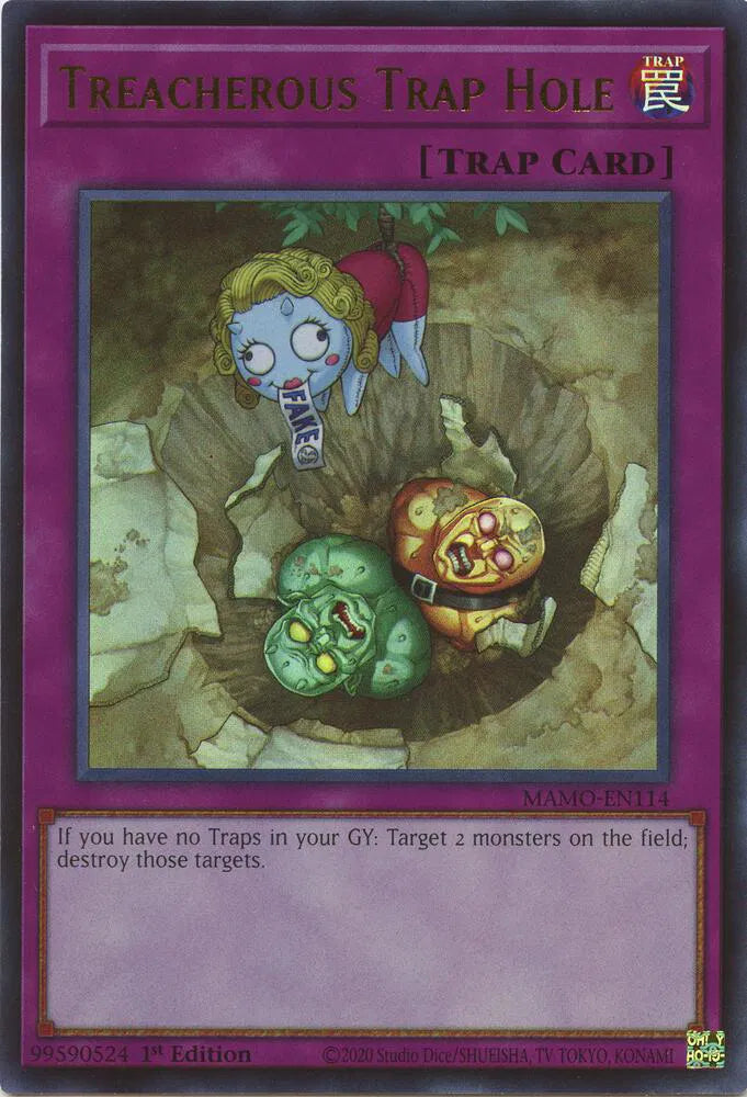 Treacherous Trap Hole MAMO-EN114 (Magnificent Monsters)