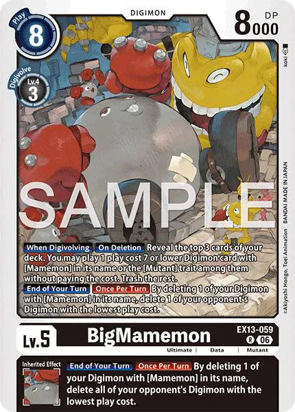 BigMamemon EX13-059 R (Chivalrous XIII)