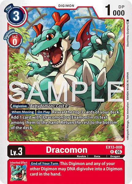 Dracomon EX13-008 R (Chivalrous XIII)