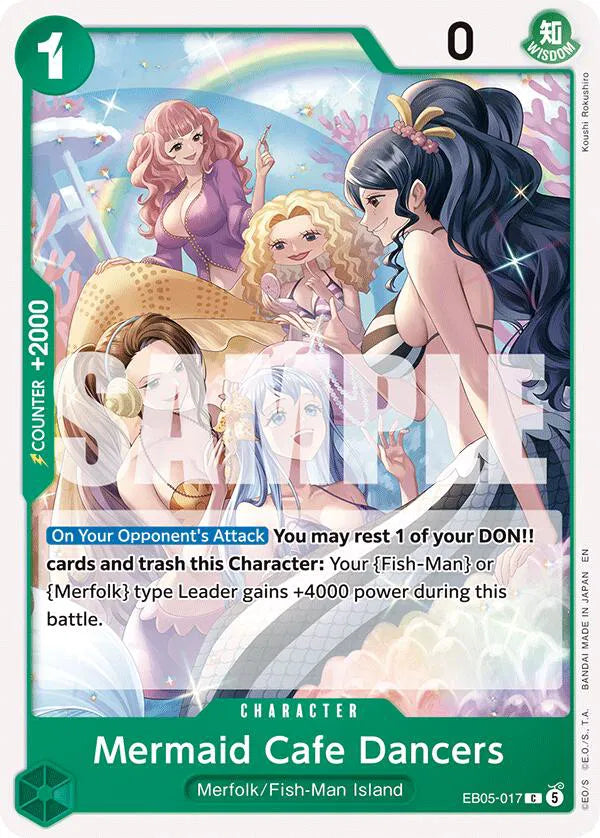 Mermaid Cafe Dancers EB05-017 (Extra Booster: One Piece Heroine's Edition Vol. 2)