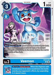 Veemon EX13-017 R (Chivalrous XIII)