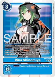 Rina Shinomiya EX13-069 R (Chivalrous XIII)