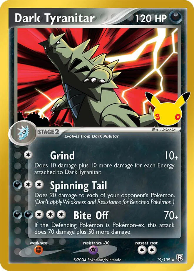 Dark Tyranitar 19/109 (30th Celebration: Classic Collection)