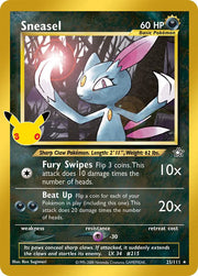 Sneasel 25/111 (30th Celebration: Classic Collection)