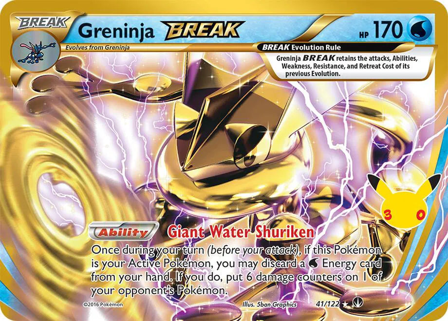 Greninja BREAK 41/122 (30th Celebration: Classic Collection)