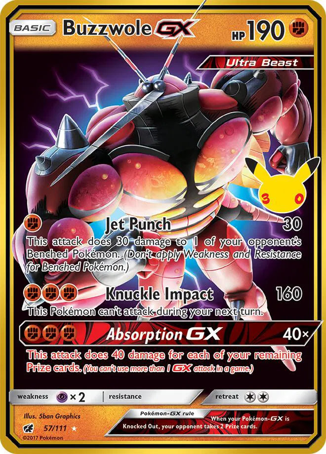 Buzzwole GX 57/111 (30th Celebration: Classic Collection)