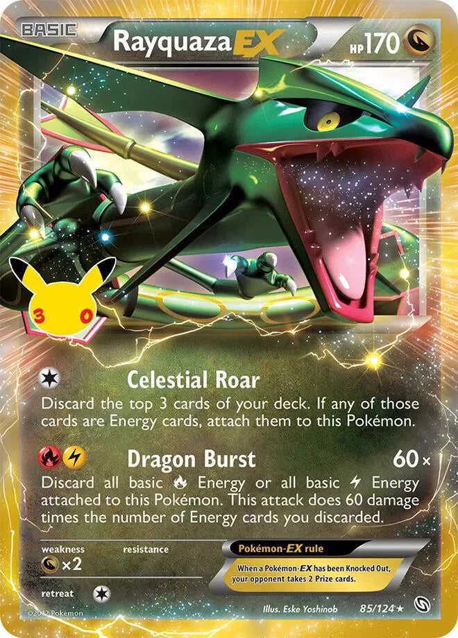 Rayquaza EX 85/124 (30th Celebration: Classic Collection)