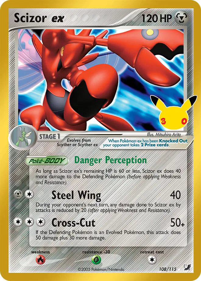 Scizor ex 108/115 (30th Celebration: Classic Collection)