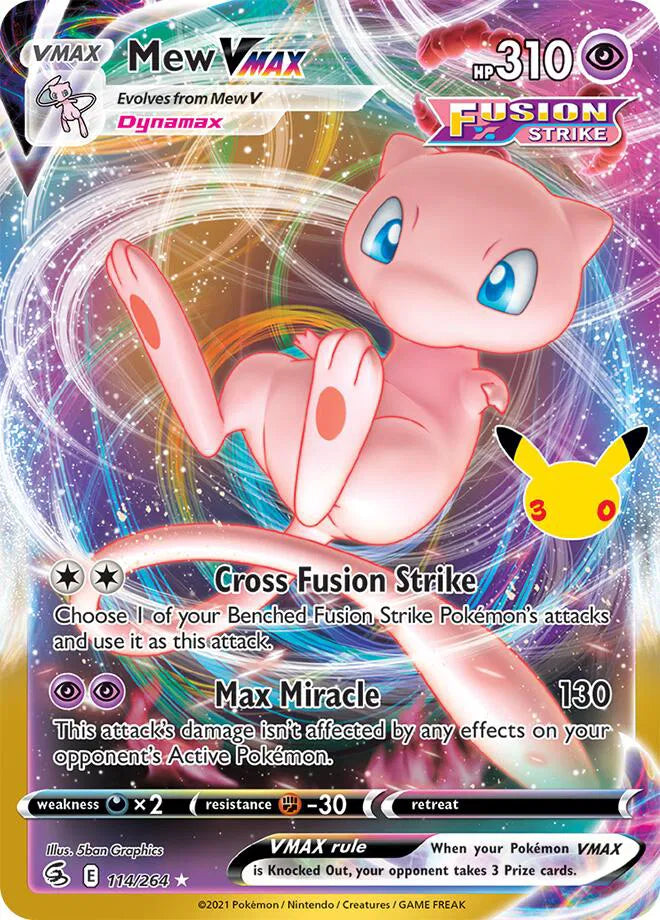 Mew VMAX 114/264 (30th Celebration: Classic Collection)
