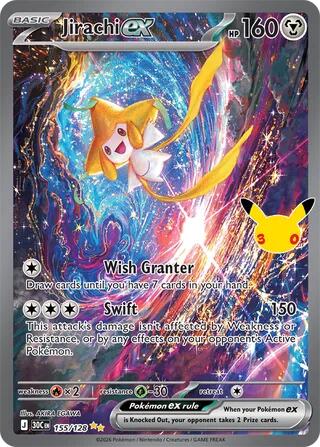 Jirachi ex 155/128 (30th Celebration)