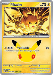 Pikachu 024/128 (30th Celebration)