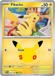 Pikachu - 031/128 - ME: 30th Celebration (30C)