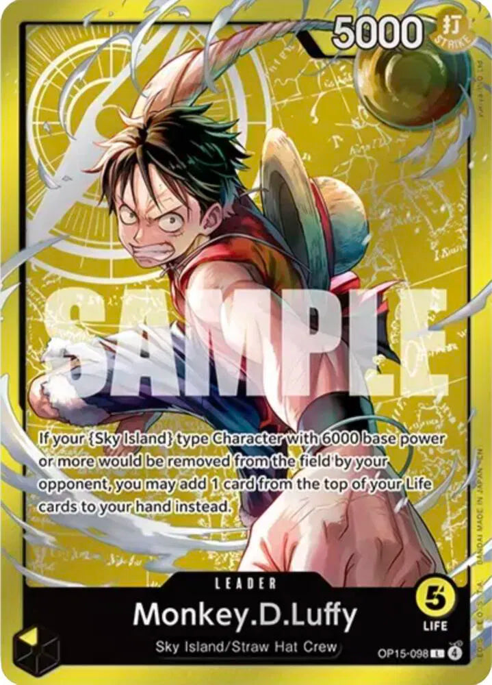 (Luffy Deck) Monkey.D.Luffy From (Set Sail Deck Set)