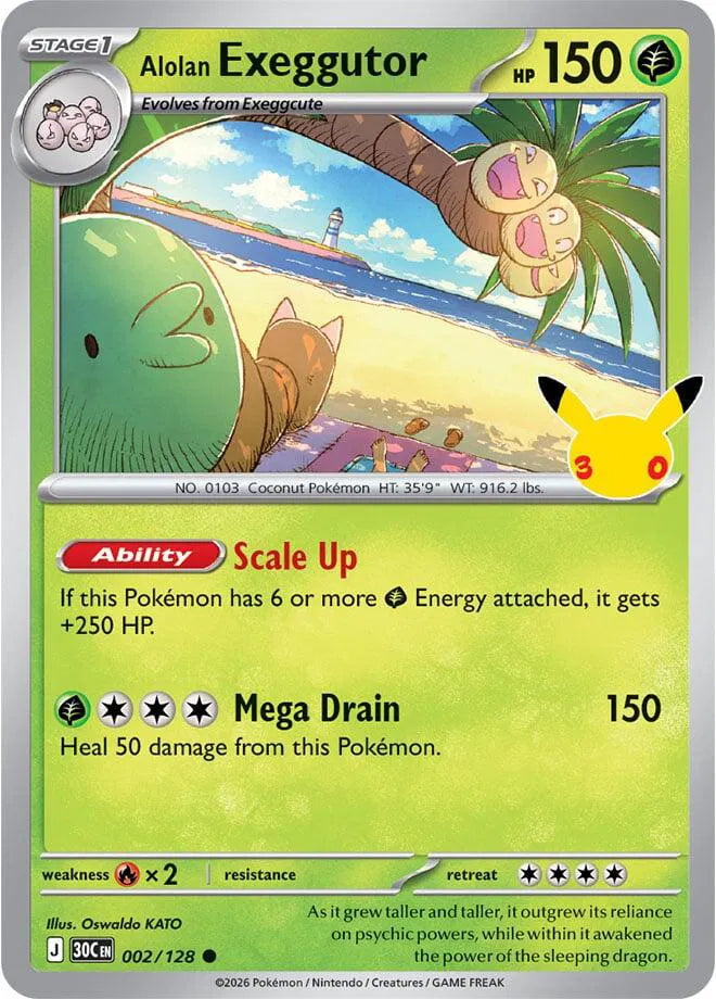 Alolan Exeggutor 002/128 (30th Celebration)