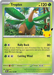 Tropius 005/128 (30th Celebration)