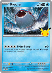 Kyogre 019/128 (30th Celebration)