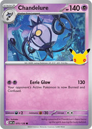 Chandelure - 075/128 - ME: 30th Celebration (30C)