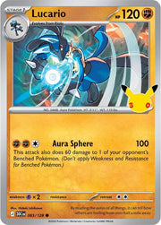 Lucario 083/128 (30th Celebration)