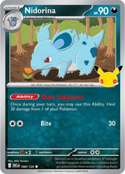 Nidorina 088/128 (30th Celebration)