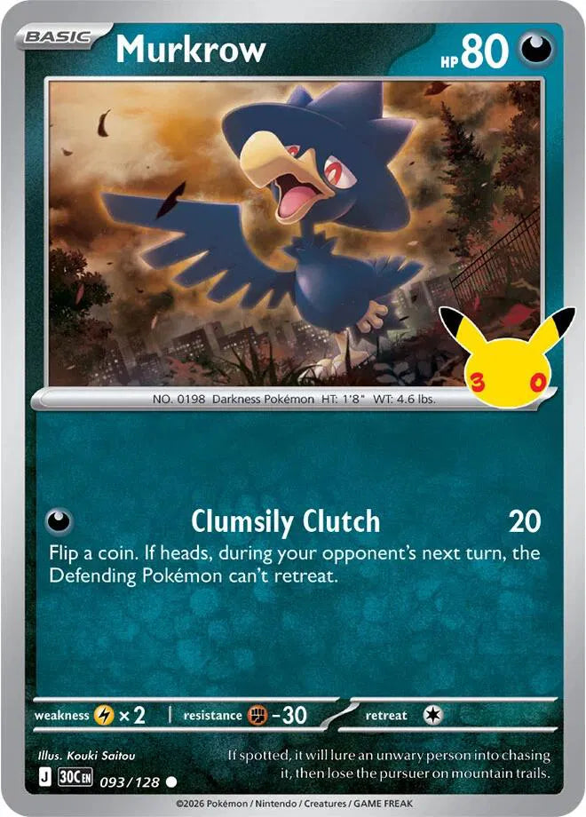 Murkrow 093/128 (30th Celebration)