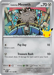 Galarian Meowth 101/128 (30th Celebration)