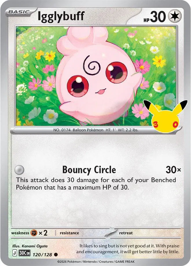 Igglybuff 120/128 (30th Celebration)