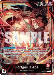 Portgas.D.Ace (Official Playmat - Flame-Flame Fruit Coliseum Edition) OP16-001 (One Piece Promotion Cards)