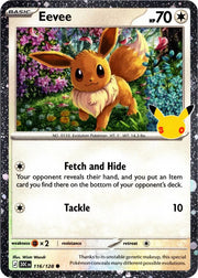 Eevee - 116/128 (30th Celebration) (Blister Exclusives)