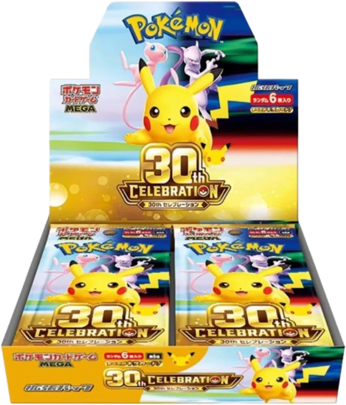 NO SHRINK MEGA Expansion 30th Celebration Booster Box (M6a: 30th Celebration)