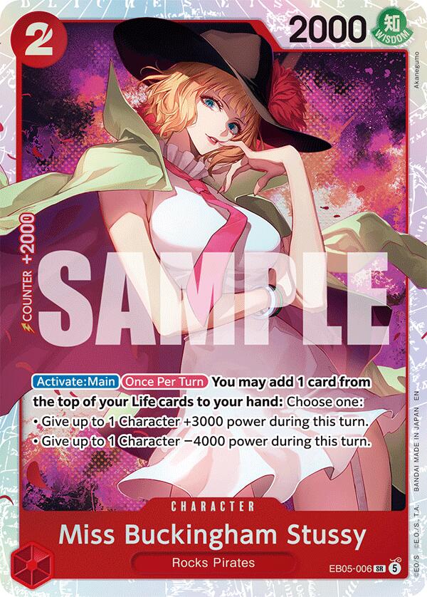 Miss Buckingham Stussy EB05-006 (Extra Booster: One Piece Heroine's Edition Vol. 2)
