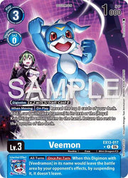 Veemon (Extended Art) EX13-017 R (Chivalrous XIII)