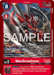 WarGrowlmon (Limited Foil) EX13-013 U (Chivalrous XIII)