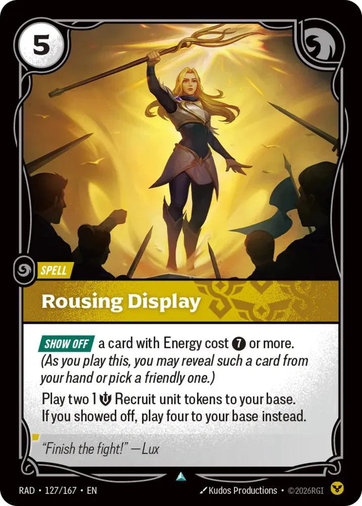 Rousing Display 127/167  Normal (Radiance)