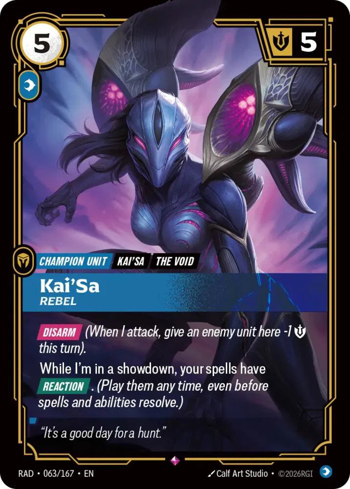 Kai'Sa, Rebel 063/167 (Radiance)