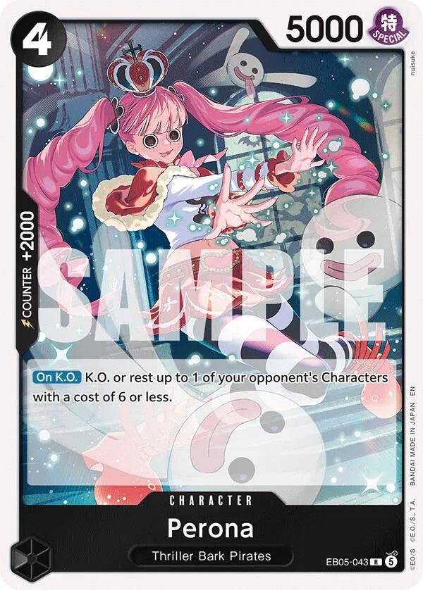 Perona EB05-043 (Extra Booster: One Piece Heroine's Edition Vol. 2)