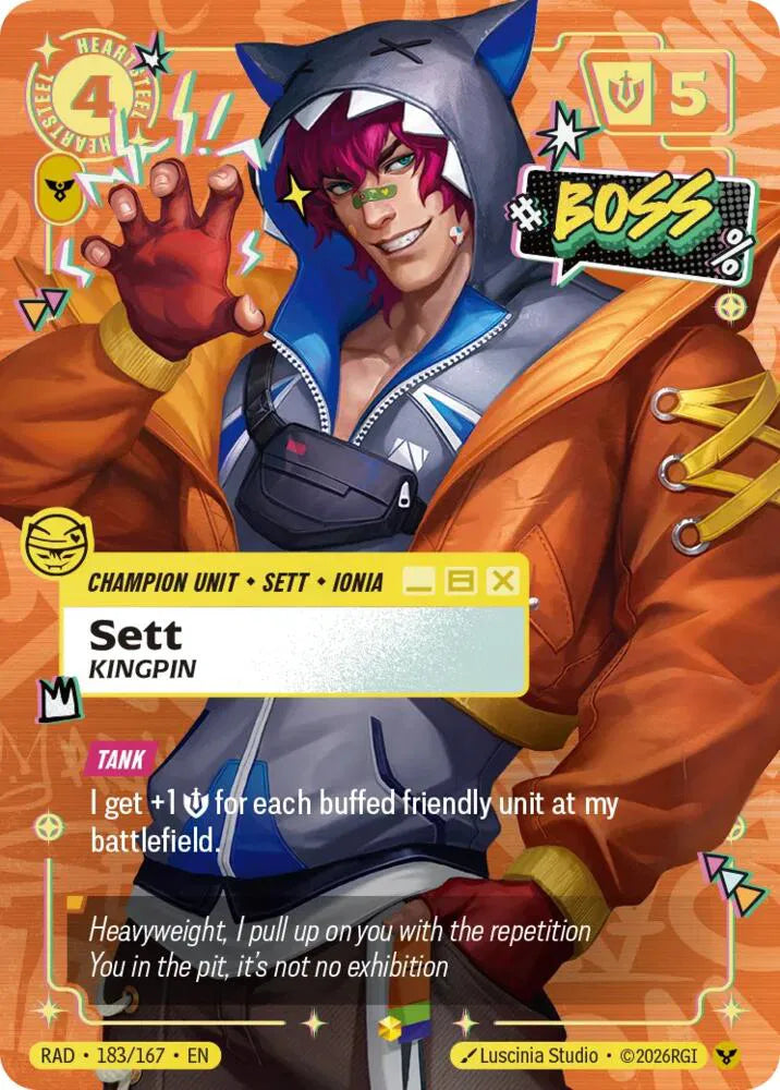 Sett, Kingpin (Showcase) 183/167 (Radiance)