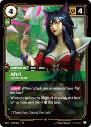 Ahri, Confident 038/167 (Radiance)