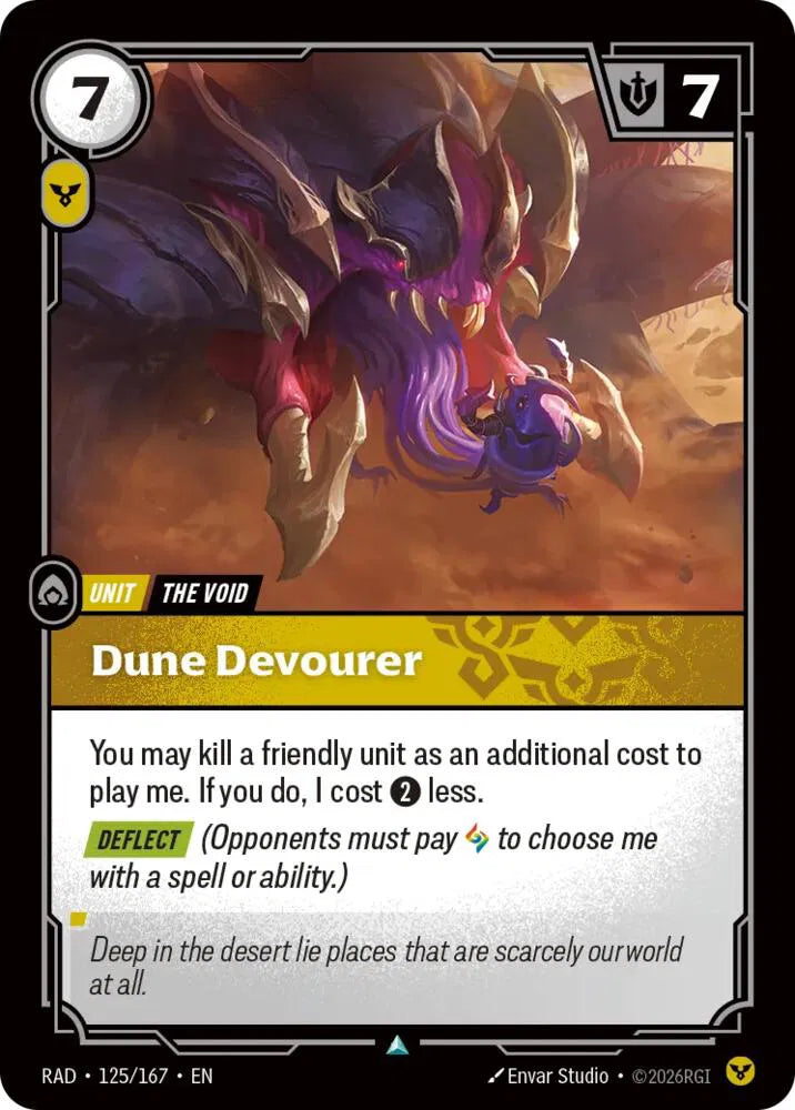Dune Devourer 125/167 · Foil (Radiance)