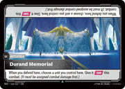 Durand Memorial 161/167 · Foil (Radiance)