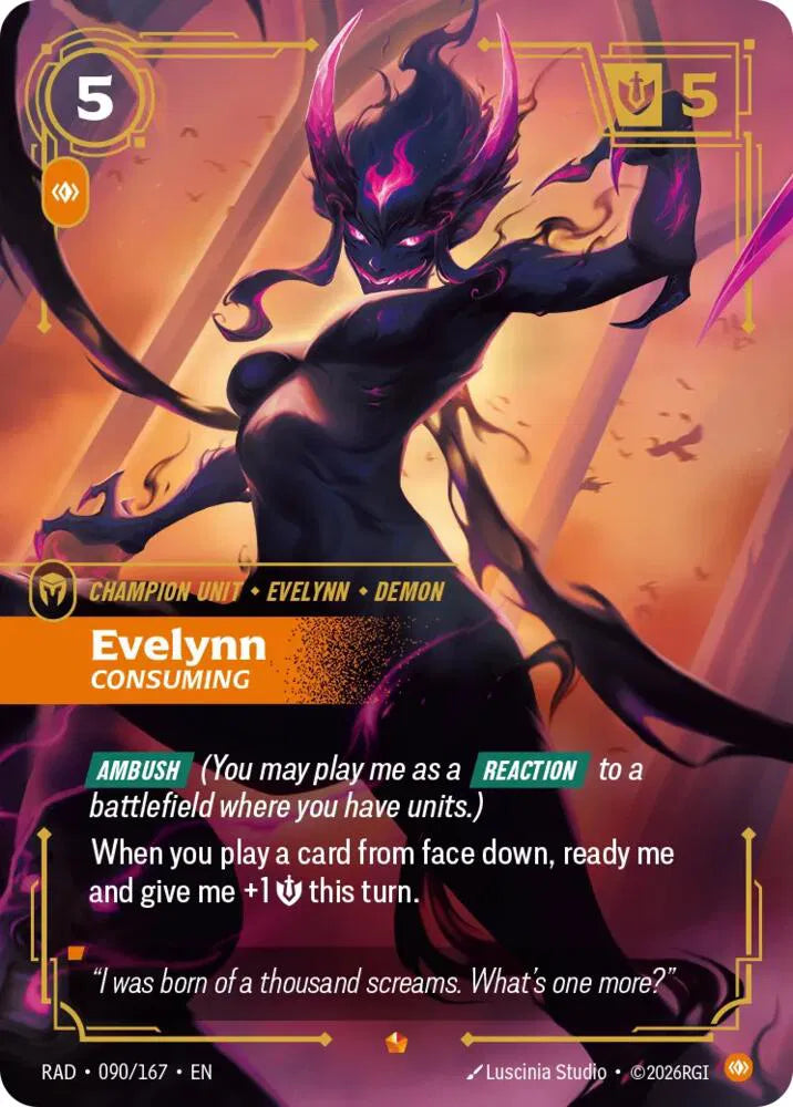 Evelynn, Consuming 090/167 (Radiance)