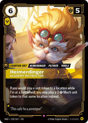 Heimerdinger, Academy Instructor 132/167 (Radiance)
