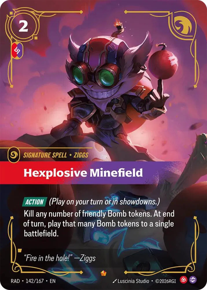 Hexplosive Minefield 142/167 (Radiance)