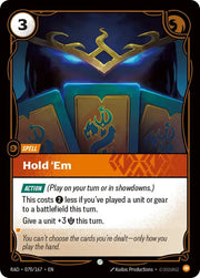 Hold 'Em 070/167 · Normal (Radiance)