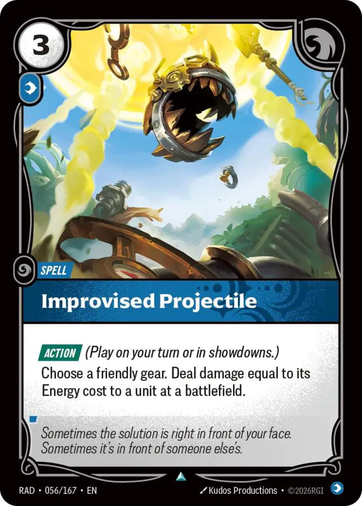 Improvised Projectile 056/167 · Normal (Radiance)