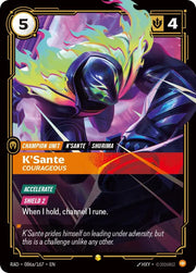 K'Sante, Courageous (Alternate Art) 086a/167 (Radiance)