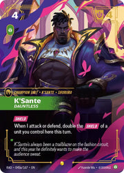 K'Sante, Dauntless (Alternate Art) 045a/167 (Radiance)