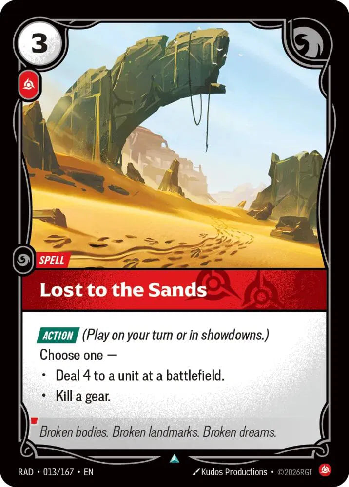 Lost to the Sands 013/167 · Normal (Radiance)
