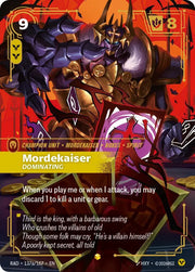 Mordekaiser, Dominating (Alternate Art) 137a/167 (Radiance)
